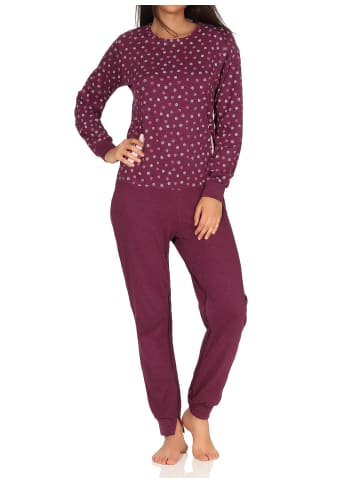 NORMANN Pflegeoverall langarm Reißverschluss - 47527 in beere