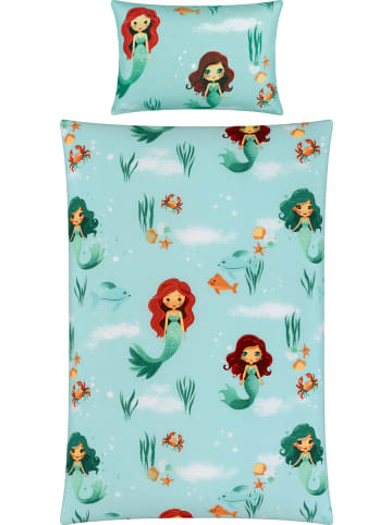 REDBEST Renforcé Kinder-Bettwäsche in türkis