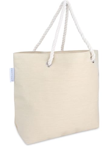 normani Bequeme Sommer-Umhängetasche, Strandtasche in Summer Love Beige