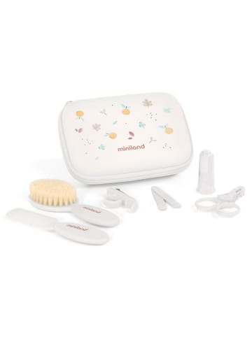 Miniland 8-tlg. Pflege-Set Baby Kit im Etui in weiss