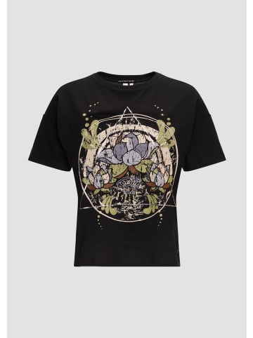 QS T-Shirt in 99D0_schwarz