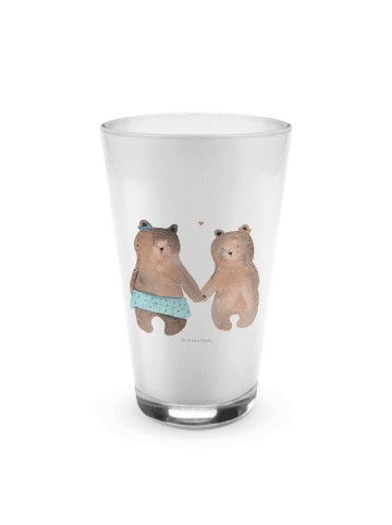 Mr. & Mrs. Panda Teeglas Bär Freundin ohne Spruch in Transparent