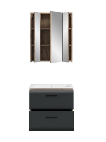 ebuy24 Schwarz 60 x 46 cm