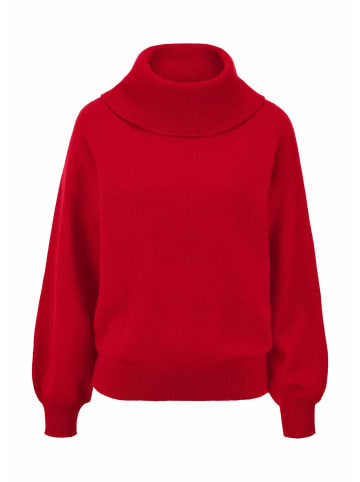 Hessnatur Hessnatur Strick-Pullover Relaxed aus Cashmere mit Recyclinganteil in winterrot
