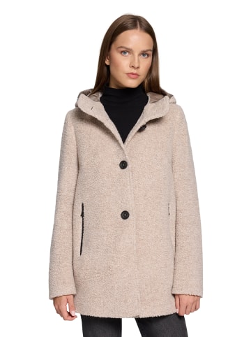 Gil Bret Wolljacke mit Kapuze in Light Sand