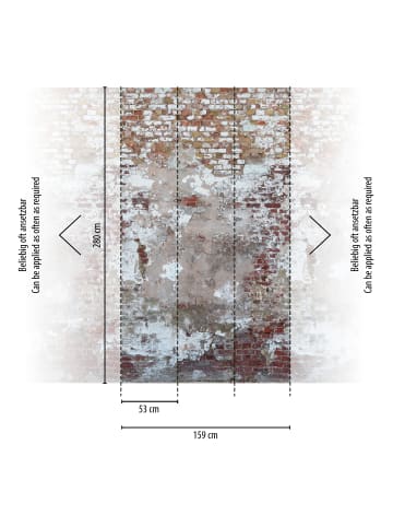 A.S. Création Tapete Loft Patina in Naturtönen