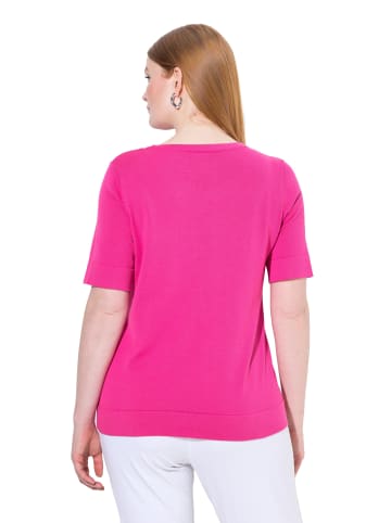 Ulla Popken Pullover in magenta