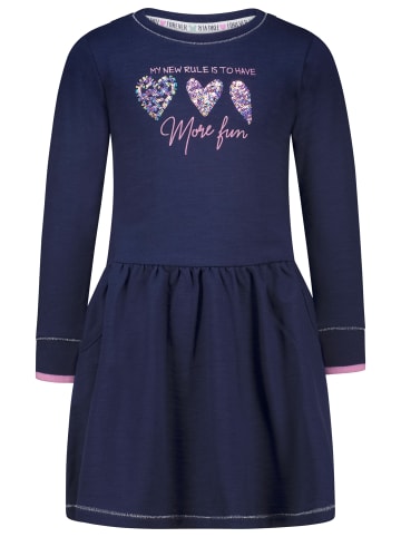 Salt and Pepper  Sweatkleid More Fun Hearts in true navy