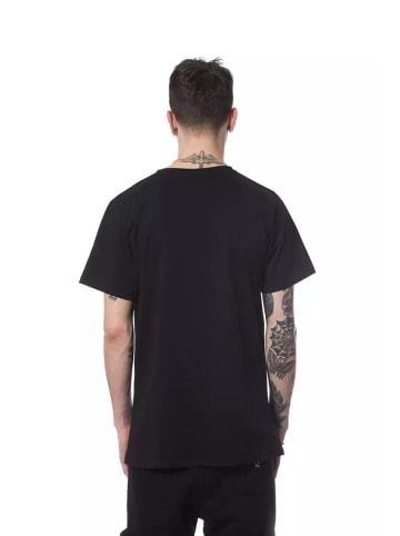 Nicolo Tonetto Blau Schwarz Baumwolle Herren T-Shirt