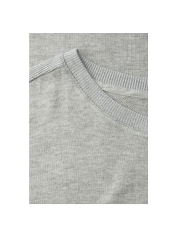 Street One Langarmshirt in pelican grey mel.