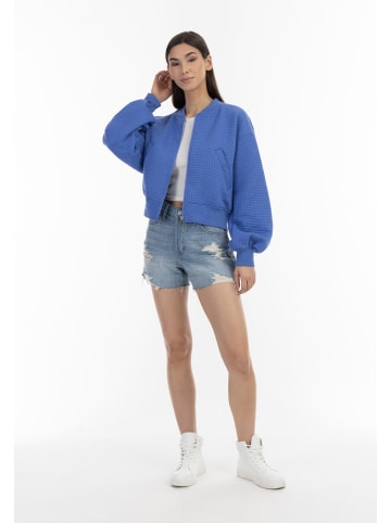 myMo Damen Blousonjacke in Königsblau