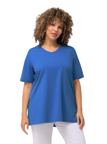 Ulla Popken Shirt in mittelblau