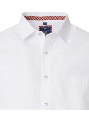 Redmond Freizeithemd Kurzarm in Weiß