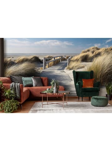WALLARENA Fototapete Strand in Beige