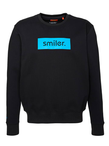 smiler. Sweatshirtpullover Cuddle. in SCHWARZ