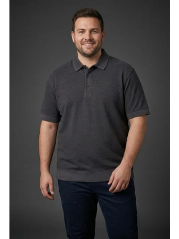 Man's World Poloshirt in anthrazit melange