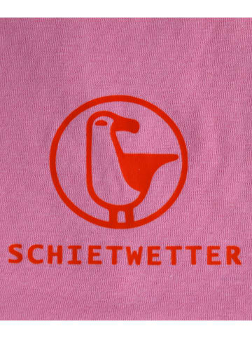 SCHIETWETTER Beanie mit Print Möwe in pink/orange