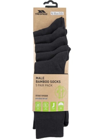 Trespass Socke "Daily Socks 5 Pair Pack" in Schwarz