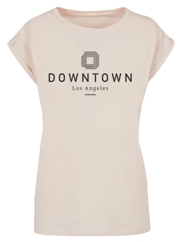 F4NT4STIC T-Shirt Downtown LA SHORT SLEEVE TEE in Whitesand