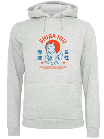 F4NT4STIC Hoodie Japanischer Shiba Inu Hund in grau meliert