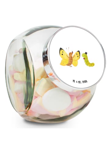 Mr. & Mrs. Panda Bonboniere Raupe Schmetterling ohne Spruch in Weiß