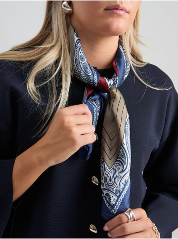 minus Scarf in Navy Paisley Print