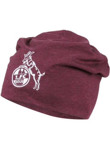 Fußballverein 1. FC Köln Mütze "Sommerbeanie" in Rot