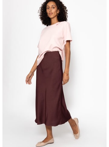 SASSYCLASSY T-Shirt mit LA DOLCE VITA Print in Rosa