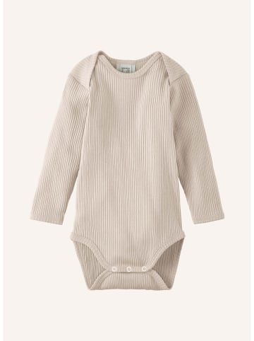 Hessnatur Langarmbody Slim in düne