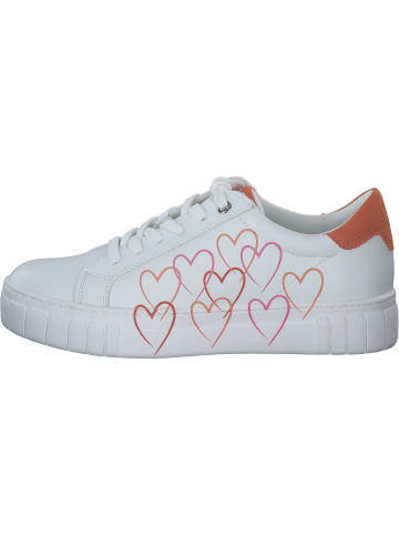 Marco Tozzi Schnürschuhe in White comb