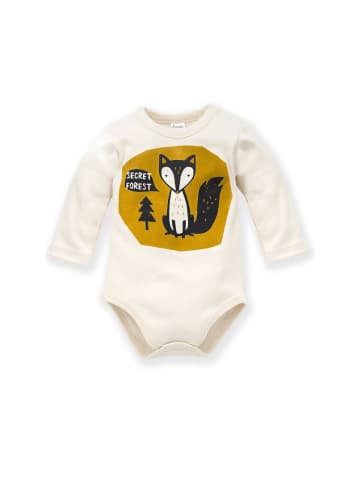 Pinokio Langarmbody Fuchs in weiss