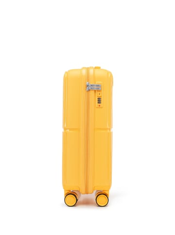 Wittchen CABIN SUITCASE WITH COMBINATION LOCK in Yellow