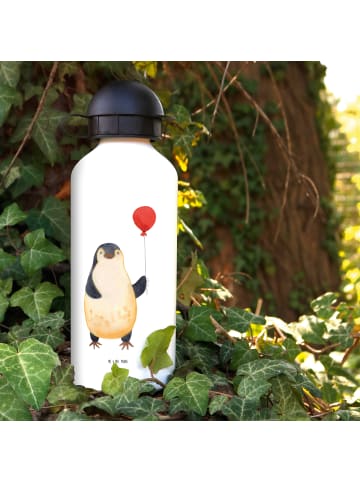 Mr. & Mrs. Panda Kindertrinkflasche Pinguin Luftballon ohne Spruch in Weiß