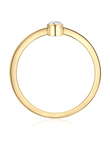Eastside NY Ring aus Edelstahl mit Zirkonia in gelbgold