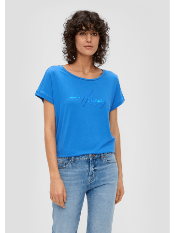 S. Oliver T-Shirt ärmellos in Blau