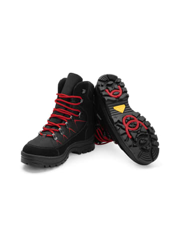 VITAFORM Nubukleder Stiefeletten in schwarz