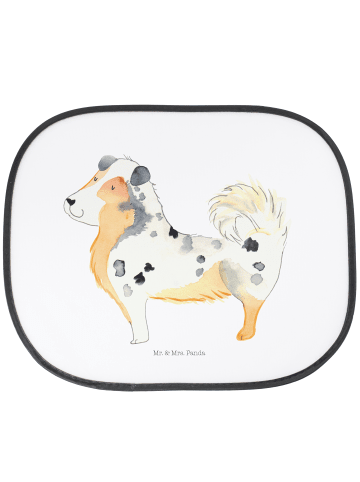 Mr. & Mrs. Panda Sonnenschutz Auto Hund Australien Shepherd ohne... in Weiß