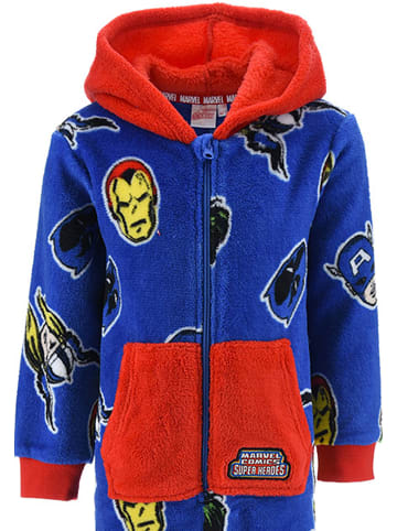 Avengers Schlafanzug Iron Man Thor Hulk Pyjama Overall in Blau