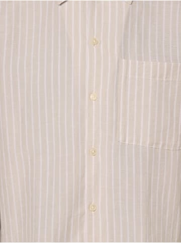 Marc O'Polo Hemd mit Leinen-Anteil in kitt weiß