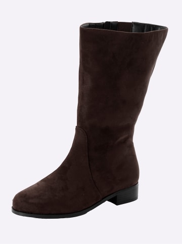 sheego Weitschaftstiefel in schoko