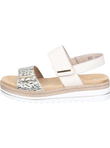 remonte Klassische Sandaletten in beige-gold/porzellan