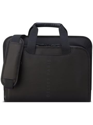 Delsey Arche Aktentasche RFID Schutz 42 cm Laptopfach in schwarz