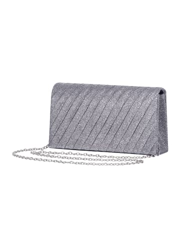 Vera Mont Clutch-Tasche im Glitzer-Look in Grau