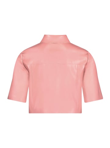 Vera Mont Kunstleder-Jacke kurzarm in Ash Rose