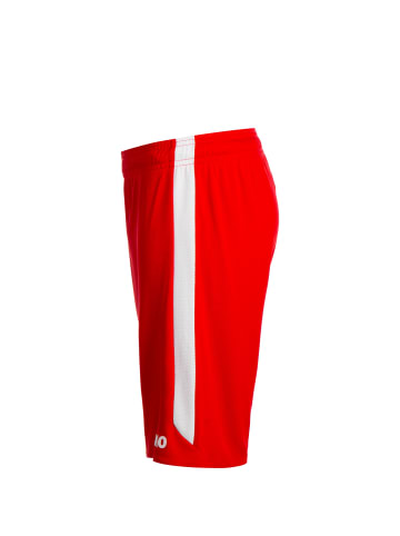 Jako Trainingsshorts Power in rot / weiß