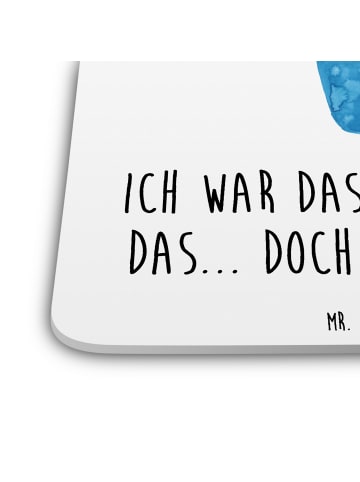 Mr. & Mrs. Panda Glasuntersetzer Kaktus Heilig mit Spruch in Weiß