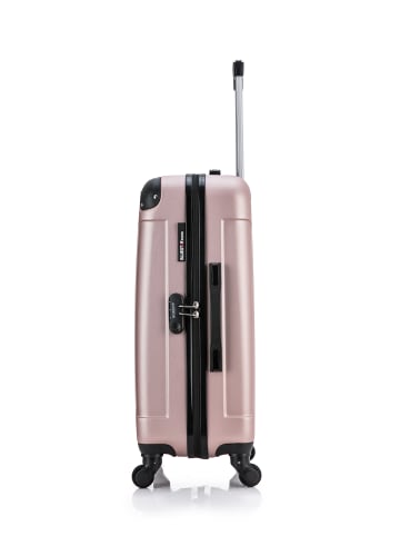 BlueStar Mittelgroßer Koffer MADRID in Rosa (64L)