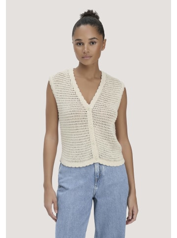 Hessnatur Hessnatur Strick Weste Regular aus reiner Baumwolle in cocos