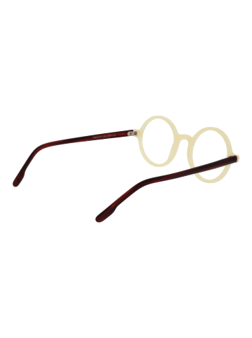 Johnny Loco Unisex Optische Fassungen Rund Creme