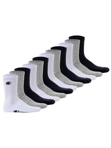 Champion Socken 12er Pack in Schwarz/Weiß/Grau